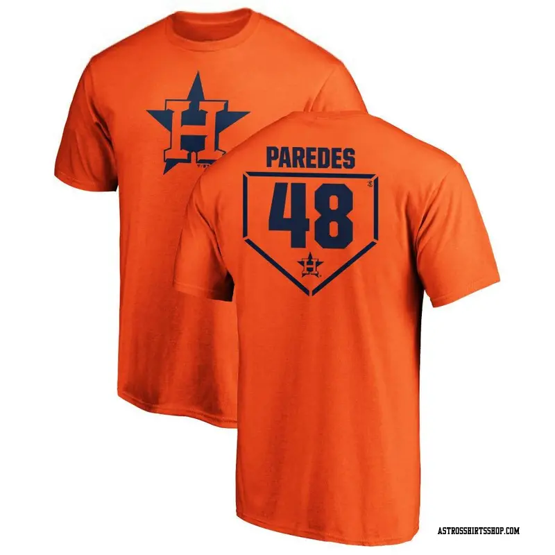 Enoli Paredes Houston Astros Women's Navy Roster Name & Number T-Shirt 