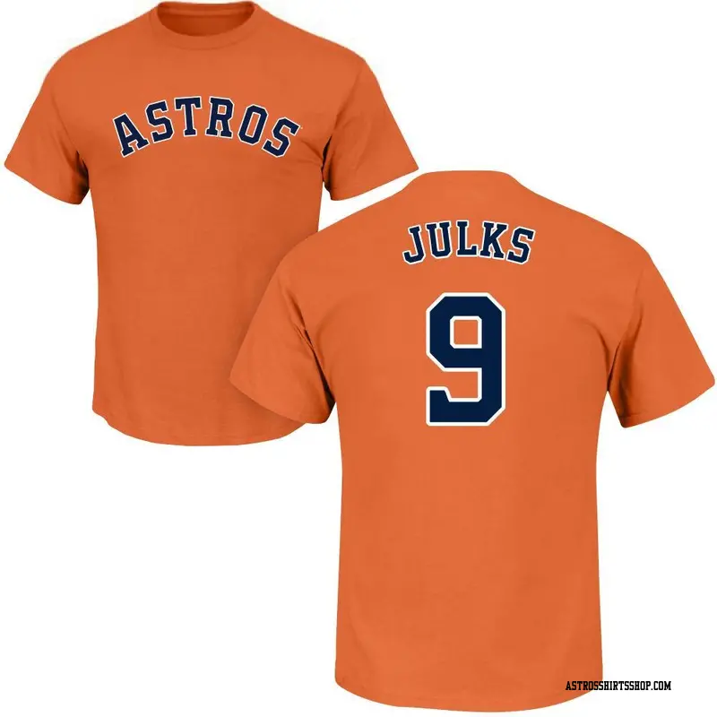 Corey Julks Houston Astros Men's Navy Roster Name & Number T-Shirt 