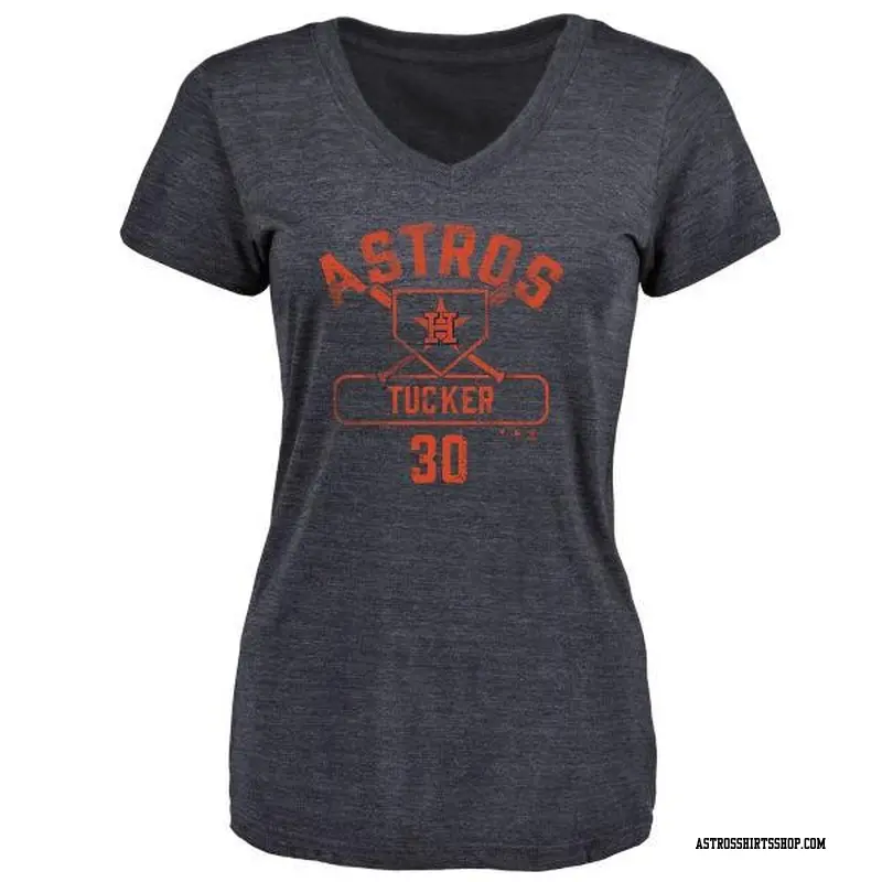 Kyle Tucker Houston Astros Women's Navy Roster Name & Number T-Shirt 
