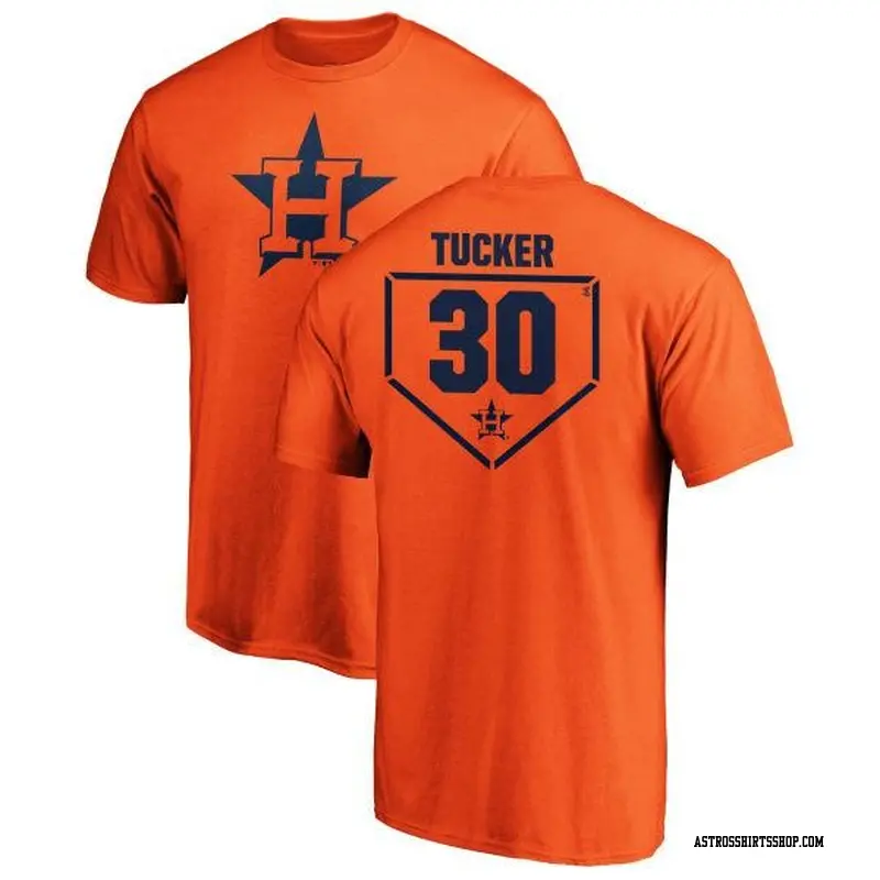 Kyle Tucker Houston Astros Women's Navy Roster Name & Number T-Shirt 